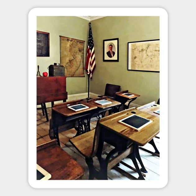 Teachers - One Room Schoolhouse in New Jersey Sticker by SusanSavad